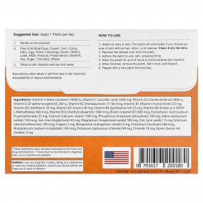 PatchAid, мультивитаминный патч, 30 патчей в Москве - eco-herb.ru | фото