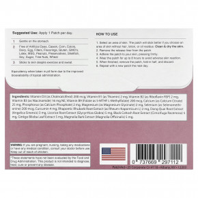 PatchAid, патч для облегчения симптомов менопаузы, 30 шт. в Москве - eco-herb.ru | фото