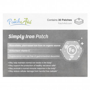 PatchAid, Simply Iron Patch, 30 штук в Москве - eco-herb.ru | фото