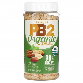 PB2 Foods, Органическая арахисовая паста, 184 г (6,5 унции) - описание