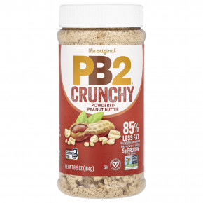 PB2 Foods, The Original, арахисовая паста с хрустящей пудрой, 184 г (6,5 унции) в Москве - eco-herb.ru | фото