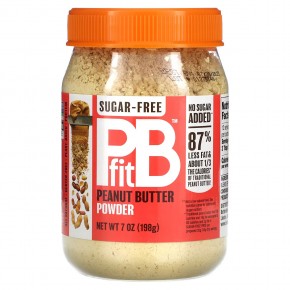 PBfit, порошок из обжаренного арахиса, без добавления сахара, 198 г (7 унций) в Москве - eco-herb.ru | фото