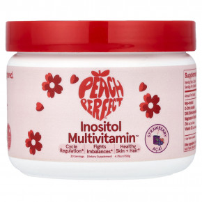 Peach Perfect, Inositol Multivitamin™, со вкусом клубники и асаи, 136 г (4,75 унции) - подробнее Peach Perfect, Inositol Multivitamin™, со вкусом клубники и асаи, 136 г (4,75 унции) - описание