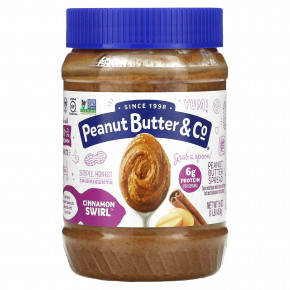 Peanut Butter & Co., арахисовая паста, корица, 454 г (16 унций) - описание