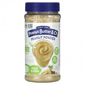 Peanut Butter & Co., Арахисовый порошок, лен и чиа, 184 г (6,5 унции) - описание