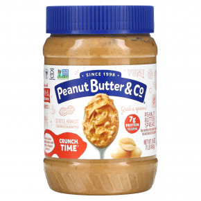 Peanut Butter & Co., Crunch Time, арахисовая паста, 454 г (16 унций) - описание