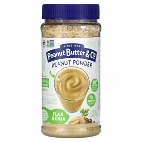Peanut Butter & Co., Peanut Powder, Flax & Chia, 6.5 oz (184 g) в Москве - eco-herb.ru | фото