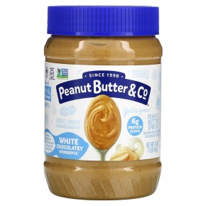Peanut Butter & Co., White Chocolate Wonderful, арахисовое масло, смешанное со сладким белым шоколадом, 454 г - описание
