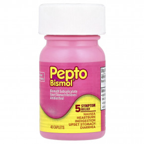 Pepto Bismol, субсалицилат висмута, 40 капсул (131 мг в 1 капсуле) в Москве - eco-herb.ru | фото
