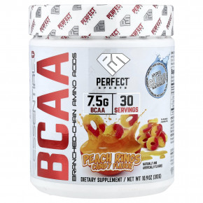 PERFECT Sports, BCAA Hyper Clear, персиковые конфеты, 310 г (10,9 унции) - описание | фото