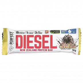 PERFECT Sports, Diesel, протеиновый батончик из Новой Зеландии, тройной насыщенный шоколад, 12 батончиков по 50 г в Москве - eco-herb.ru | фото
