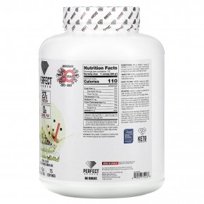 PERFECT Sports, Diet, новозеландский сывороточный изолят, пенящийся чай с молоком, дыня, 2,27 кг (5 фунтов) в Москве - eco-herb.ru | фото