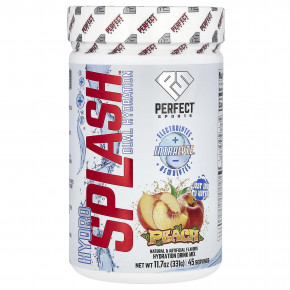 PERFECT Sports, Hydro Splash, двойное увлажнение, персик, 331 г (11,7 унции) - описание