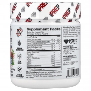 PERFECT Sports, iPrep, улучшенный предтренировочный комплекс, со вкусом фруктового пунша, 300 г (10,6 унции) в Москве - eco-herb.ru | фото