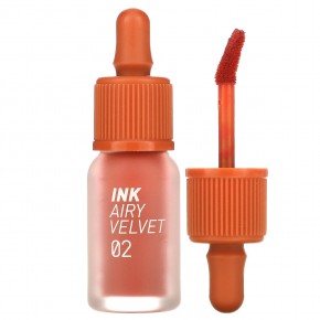 Peripera, Тинт для губ Ink Airy Velvet, 02 Selfie Orange Brown, 4 г (0,14 унции) - описание