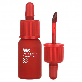 Peripera, Тинт для губ Ink Velvet, 33 Pure Red, 4 г (0,14 унции) в Москве - eco-herb.ru | фото