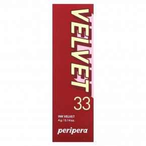 Peripera, Тинт для губ Ink Velvet, 33 Pure Red, 4 г (0,14 унции) в Москве - eco-herb.ru | фото