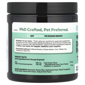 Pet Honesty, Стоматологический порошок Fresh Breath, для собак, мята, 150 г (5,29 унции) в Москве - eco-herb.ru | изображение Pet Honesty, Стоматологический порошок Fresh Breath, для собак, мята, 150 г (5,29 унции) в Москве - eco-herb.ru | фото