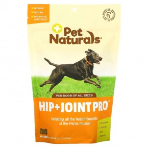 Pet Naturals, Hip + Joint Pro, для собак, 60 жевательных таблеток, 318 г (11,2 унции) - описание