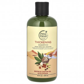 Petal Fresh, чистый шампунь для густоты волос, биотин и касторовое масло с кофеином, 475 мл (16 жидк. унций) в Москве - eco-herb.ru | фото