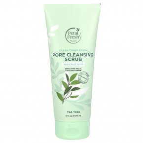 Petal Fresh, Pure, Clear Complexion, скраб для очищения пор, чайное дерево, 177 мл (6 жидк. унций) в Москве - eco-herb.ru | фото