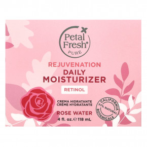 Petal Fresh, Pure, омолаживающий ежедневный увлажняющий крем, розовая вода, 118 мл (4 жидк. унции) в Москве - eco-herb.ru | фото