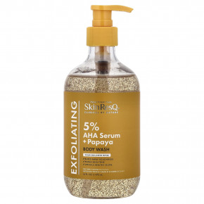 Petal Fresh, Skin ResQ™, гель для душа, 5% сыворотка с АГК и папайя, 473 мл (16 жидк. унций) - описание | фото