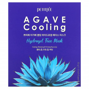 Petitfee, Agave Cooling, гидрогелевая маска для лица, 5 шт. по 32 г (1,12 унции) в Москве - eco-herb.ru | фото