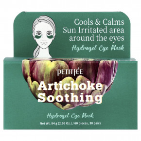 Petitfee, гидрогелевая маска для кожи вокруг глаз, с артишоком, смягчающий эффект, 60 шт., 84 г (2,96 унции) в Москве - eco-herb.ru | фото