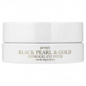 Petitfee, гидрогелевые патчи для глаз, с золотом и чёрным жемчугом, 60 шт., 84 г (2,96 унции) в Москве - eco-herb.ru | фото
