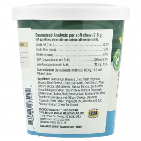 petnc NATURAL CARE, Skin & Шерсть, жевательная таблетка, для всех собак, со вкусом печени, 60 жевательных таблеток, 156 г (5,5 унции) в Москве - eco-herb.ru | фото