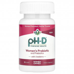 pH-D Feminine Health, пробиотик и пребиотики с клюквой для женщин, 30 капсул в Москве - eco-herb.ru | фото
