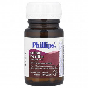 Phillip's, пробиотик Colon Health® для ежедневного приема, 30 капсул в Москве - eco-herb.ru | изображение Phillip's, пробиотик Colon Health® для ежедневного приема, 30 капсул в Москве - eco-herb.ru | фото