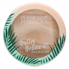 Physicians Formula, Butter Believe It !, прессованный порошок из масла мурумуру, 1711937 натуральный крем, 11 г (0,38 унции) в Москве - eco-herb.ru | фото