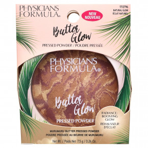 Physicians Formula, Butter Glow, прессованный порошок, 1712796 Natural Glow, 7,5 г (0,26 унции) в Москве - eco-herb.ru | фото