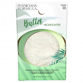 Physicians Formula, Butter Highlighter, крем-пудра-хайлайтер, PF10576 Pearl, 5 г (0,17 унции) в Москве - eco-herb.ru | фото