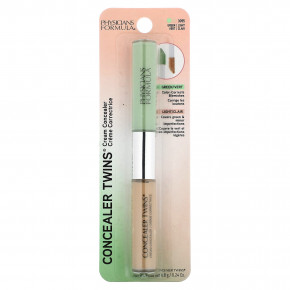 Physicians Formula, Concealer Twins Cream, консилер, оттенок 3055 зеленый/светлый, 6,8 г (0,24 унции) в Москве - eco-herb.ru | фото
