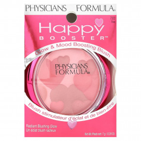 Physicians Formula, Happy Booster, румяна для сияния кожи и настроения, оттенок 7322 розовый, 7 г (0,24 унции) в Москве - eco-herb.ru | фото