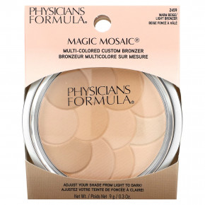 Physicians Formula, Magic Mosaic, разноцветный индивидуальный бронзер, 2459 теплый бежевый / легкий бронзер, 9 г (0,3 унции) в Москве - eco-herb.ru | фото