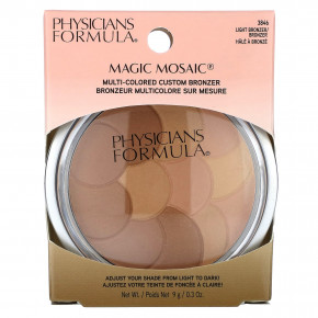 Physicians Formula, Magic Mosaic, разноцветный индивидуальный бронзер, 3846 легкий бронзер / бронзер, 9 г (0,3 унции) в Москве - eco-herb.ru | фото