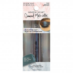 Physicians Formula, Mineral Wear, жидкие тени для век Diamond Melt-Allic, сияющий синий, 2,8 мл (0,09 жидк. унции) в Москве - eco-herb.ru | фото