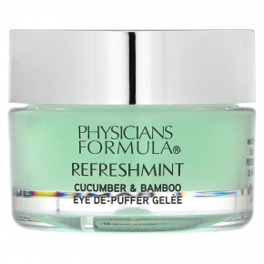 Physicians Formula, Refreshmint, гель для снятия отеков вокруг глаз, с огурцом и бамбуком, освежающий, 12,8 г (0,45 унции) в Москве - eco-herb.ru | фото