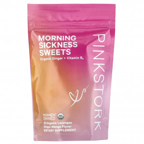 Pink Stork, Morning Sickness Sweets, имбирь и манго, 30 органических пастилок - подробнее Pink Stork, Morning Sickness Sweets, имбирь и манго, 30 органических пастилок - описание