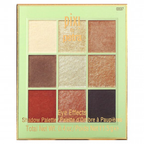 Pixi Beauty, Eye Effects, палитра теней, 0337 фундук, 11,5 г (0,4 унции) - описание | фото