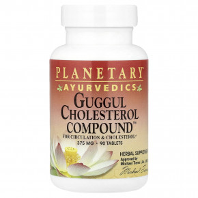 Planetary Herbals, Ayurvedics, Guggul Cholesterol Compound™, 90 таблеток - описание | фото