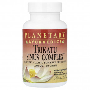 Planetary Herbals, Ayurvedics, Trikatu Sinus Complex™, 60 таблеток - описание | фото