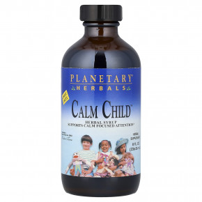 Planetary Herbals, Calm Child™, травяной сироп, 236,56 мл (8 жидк. унций) - описание | фото