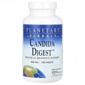 Planetary Herbals, Candida Digest ™, 180 таблеток в Москве - eco-herb.ru | фото