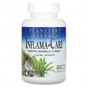 Planetary Herbals, Inflama-Care, 1165 мг, 60 таблеток (582 мг в 1 таблетке) в Москве - eco-herb.ru | фото