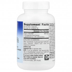 Planetary Herbals, KSM-66® экстракт корня ашваганды, 120 вегетарианских капсул (300 мг на капсулу) в Москве - eco-herb.ru | фото